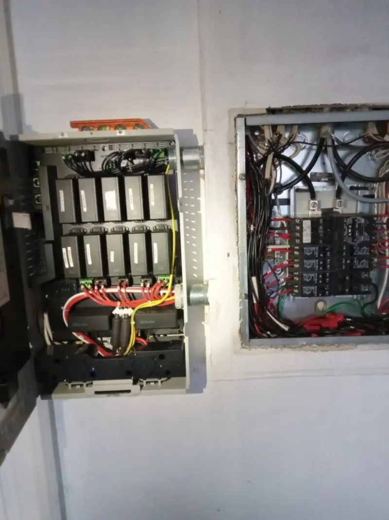 Electrical panel upgrade completed for Electrical Inspection in Franklin Farm